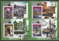 LATARNIA -GENNOVA. REP. MALAGASY. Mi. Bl.x4 perf.**1993r.nadruk