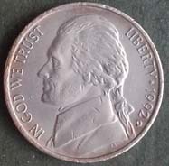5 centów - 1992 "D" USA - T. Jefferson - Denver