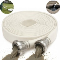 WĄŻ STRAŻACKI 2 cale 52mm 30m DO BRUDNEJ WODY SZAMBA SZYBKOZŁĄCZA DO POMPY