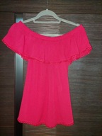 Czerwona bluzka hiszpanka Reserved rozmiar 38 stan idealny