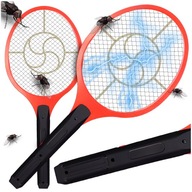 Elektryczna Paletka na Muchy z Lampą UV 3w1