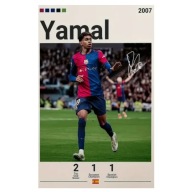 „Yamal – FC Barcelona” – Dekoracyjny Plakat Piłkarski