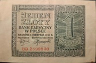 Zestaw: 1 zł 1941 BD, 20 zł 1948 EP, 50 zł 1940 D