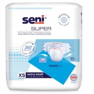 Pieluchomajtki Seni Super XS 10 szt. średni poziom chłonności mieszana
