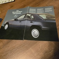 Mercedes-Benz 1987 program cała gama W201 W124 C124 W126 R107 SL Gelenda.