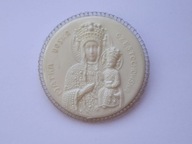 Obrazek Matki Boskiej Częstochowskiej bardzo stary z PRL