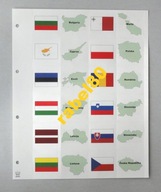 Zestaw wkładek z flagami do kart na Holdery