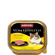 Mokra karma dla kota Animonda Vom Feinsten Senior z drobiem 100 g