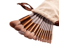 Zestaw pędzli do makijażu 13 sztuk syntetyczne