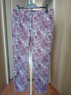 spodnie proste 42 strecz creation l wzorek