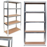 REGAŁ METALOWY MAGAZYNOWY GARAŻOWY BIUROWY 180X90 DO GARAŻU PIWNICY