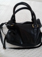 torebka damska skóra naturalna czerń