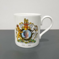 Kubek Queen Elizabeth II Golden Jubilee 1952–2002 Fine Bone China