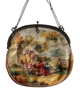 Dawna Kolekcjonerska Torebka Haft Tkanina Aubusson