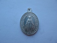 MATKA BOŻA przedwojenny MEDALIK ALUMINIUM