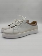 WASAK PÓŁBUTY TRZEWIKI skórzane białe 0241 R. 45