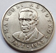 20 złotych 1976r b.z. śr. 29mm Marceli Nowotko