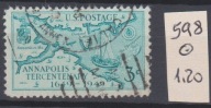 USA Mi: 598 kasowany