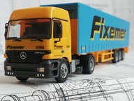 ~*~ ORYGINALNY HERPA..MERCEDES-BENZ ACTROS MP1..KURTYNA..FIXEMER~*~