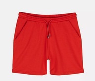 Bawełniane czerwone szorty / krótkie spodenki dla chłopca – 116 6 lat