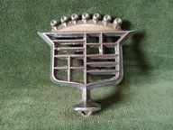 Stary oryginalny emblemat na maskę - CADILLAC DEVILLE / SKELETON