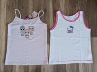 Podkoszulki 2szt. L.O.L. HELLO KITTY GEORGE 122/128 NOWE