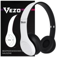 SŁUCHAWKI BEZPRZEWODOWE NAUSZNE USBC BLUETOOTH 5.3 CZARNOBIAŁE DO TELEFONU