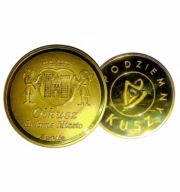 Moneta kolekcjonerska Olkusz podziemny ratusz srebrne miasto złota polska