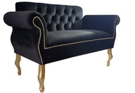 Sofa dwuosobowa glamour do poczekalni