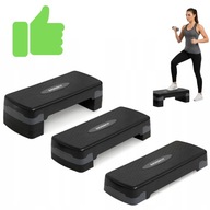 STEP DO ĆWICZEŃ FITNESS AEROBIKU 4EVERFIT TRZYSTOPNIOWY REULOWANY 150KG