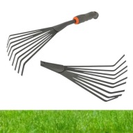 GRABIE METALOWE DO LIŚCI I TRAWY 39X14CM