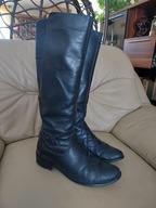 ELBIS Kozaki ze skóry naturalnej w roz 39.