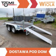 Przyczepa lekka samochodowa przyczepka WIOLA B2730 najazdy DOSTAWA