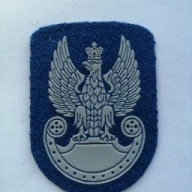 Naszywka orzełek desant niebieski