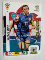 Karta panini autograf Chorwacja Dario Srna Euro 2012