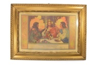 ŁĘG 1937 r. DUŻA OPRAWIONA PAMIĄTKA PIERWSZEJ KOMUNII ŚW. ZOBACZ!