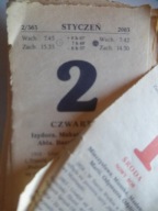 kartka z kalendarza 2003