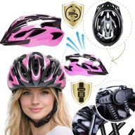 KASK ROWEROWY ROWERU HULAJNOGI SPORTOWY MTB REGULOWANY DZIECIĘCY DAMSKI