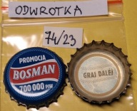 Kapsel z piwa Bosman Szczecin