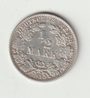 Niemcy-Cesarstwo 1/2 marki 1915 E