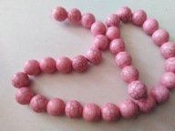 H5- TURKUS RÓŻOWY - kula - 10mm - 16 sztuk