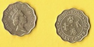 Hong Kong 20 Cents 1990 r.