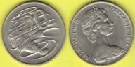 Australia 20 Cents 1979 r.