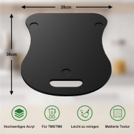 PODSTAWKA DESKA Thermomix TM6 TM5 czarna akrylowa Diwoker