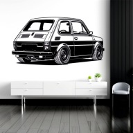 Naklejka na ścianę Fiat 126p Maluch 90cm