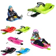 PLASTIKOWE SANKI ŚLIZG ŚLIZGACZ Z KIEROWNICĄ HAMULCAMI SZYBKI BOBSLEJ