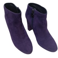 BOTKI DAMSKIE FIOLET SKÓRZANE ROZM. 40__GEOX