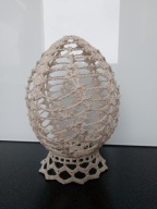 Jajko wielkanocne na szydełku