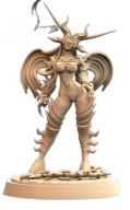 Nocturnal Desire Cthulhu Kobieta Pająk Pinup Fantasy RPG D&D Druk 3D NSFW