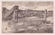 Grodno ok.1916r. Wysadzony Most Kolejowy Ł180